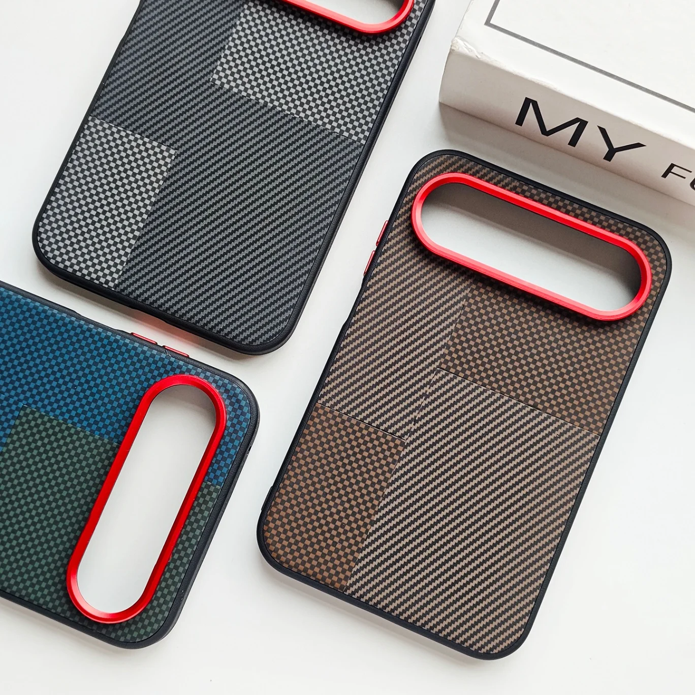 Luxury PU Leather Matte Shockproof Protective Back Cover