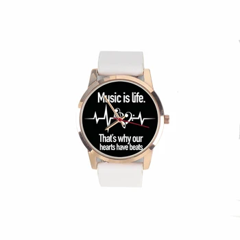 Photo Women Watch for Ladies Logo marito orologi al quarzo per il nome del polso Custom Made Wife Music Son Friend Heartbeat Gift Pattern