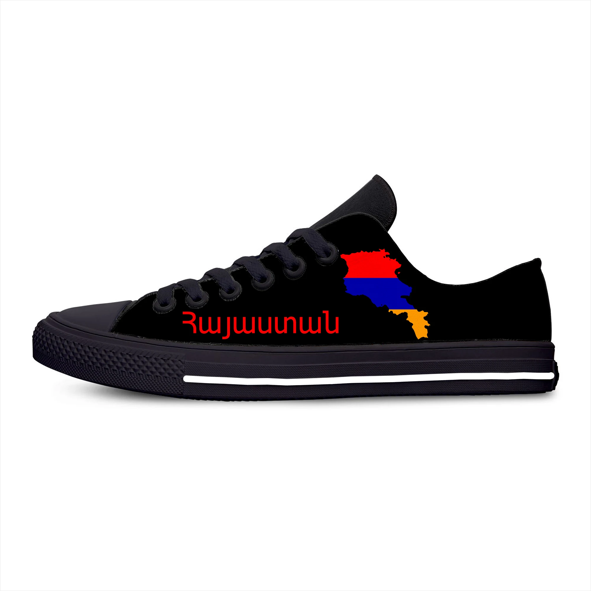 Armenia Flag Low Top Sneakers Mens Womens Teenager Casual Shoes Canvas Running 3D Printed Shoes Breathable Lightweight shoe