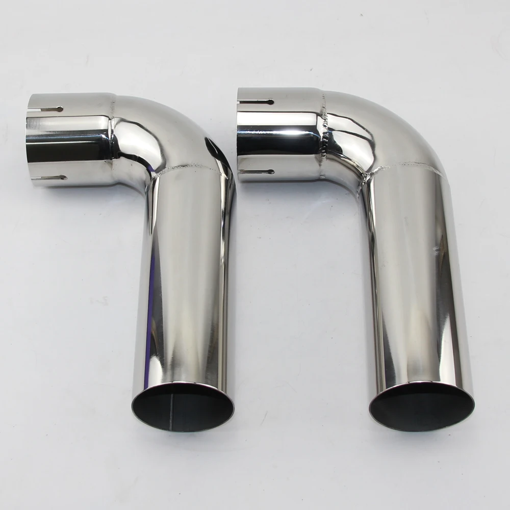 304 Stainless Steel Bend 90-degree Single-side Slot 54mm 66mm 73mm 79mm Connecting Pipe Fittings