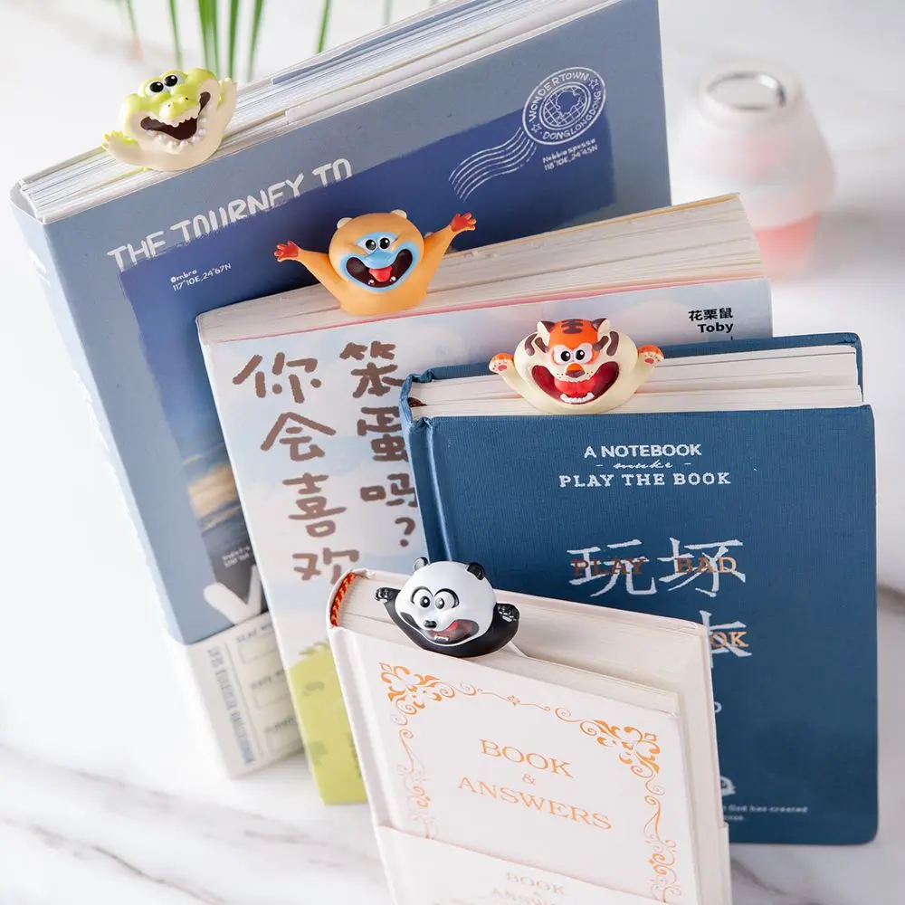 3D Bookmarks Animal Bookmark For Books Reading Lovers Sign Book Mark Learning Gift School Office Supplies For Gift