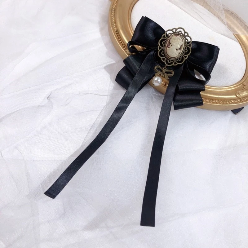 

Exquisite Bow Tie and Pin Combo School Student Shirt Bowtie Accessories Great for Fashion Enthusiasts