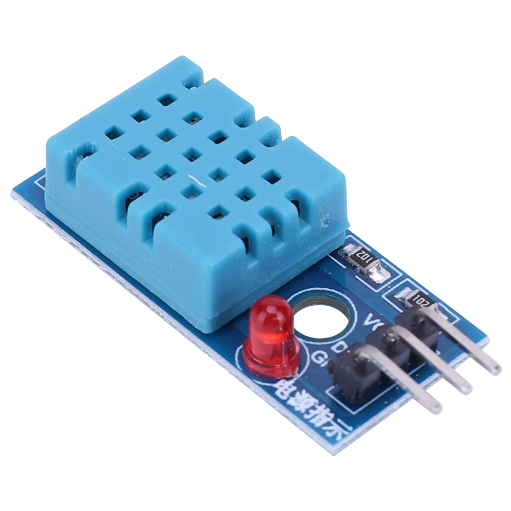 5-1 szt. Cyfrowa płyta moduł czujnika wilgotności i temperatury DHT11 3.3V-5V 3-przewodowa o wysokiej precyzji Ultra-niskiej moduł zasilania do Arduino