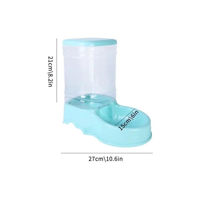 3.8L PP Material Pet Large Capacity Cat Dog Food Dispenser For Cat Dog Water Drinking Feeding Dispenser Water Bowl Accessories 6