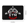 Custom Bodybuilding Gym Doormat Non-Slip Entrance Bathroom Kitchen Door Floor Mats Fitness Muscle Garden Rug Carpet Footpad 3