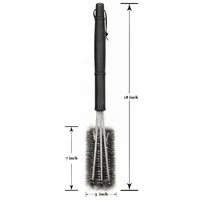 Brosse de nettoyage de gril, outil de Barbecue, brosse de gril, 3 brosses en acier inoxydable en 1, accessoires de nettoyage pour Barbecue, meilleur nettoyeur 2