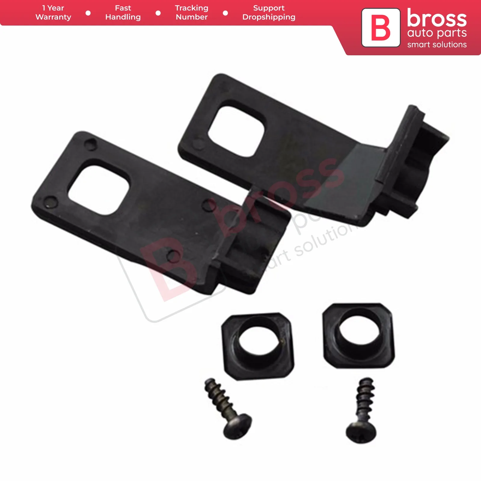 

BHL503 Car Headlight Headlamp Housing Repair Mount Holder Bracket Tab Clips Kit Left for VW Golf MK4 A4 1J 1997-2006 1J0998225