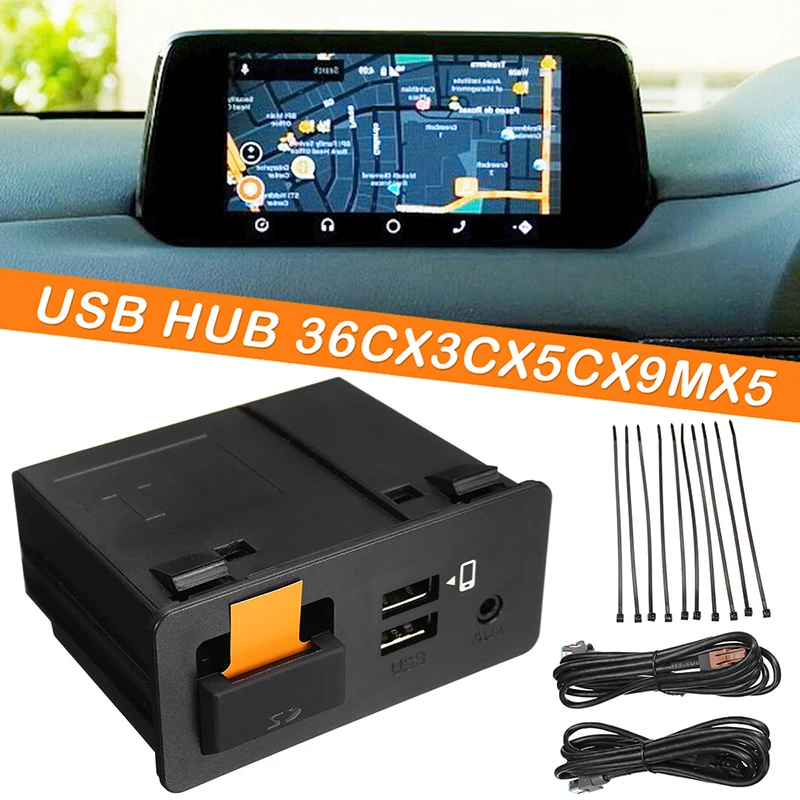 1set For CarPlay Android Auto USB adapter hub OEM for Mazda 3 6 2 Mazda CX5 CX3 CX9 miata MX5 Parts Accessories _ - AliExpress Mobile