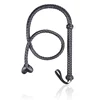 PU Leather Horse Whip With Lashing Handle Paddle Scattered Whip for Horse Training Crop Whip 1.3M new 1