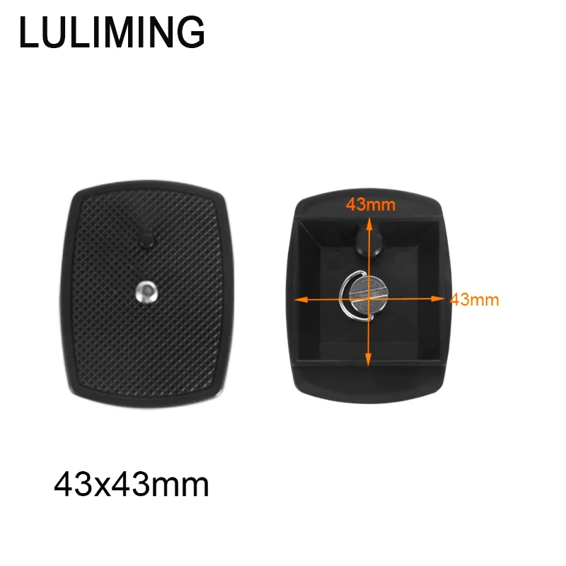 SLR Camera Quick Release Plate 1/4 Inch Screw Tripod Ballhead Adapter 35mm 43mm for Yunteng 690 590 600 Camera Tripod for Camera Tripod Plate Camera Tripod Adapter Camera Mount Plate Camera Base Plate Tripod Adapter Mount