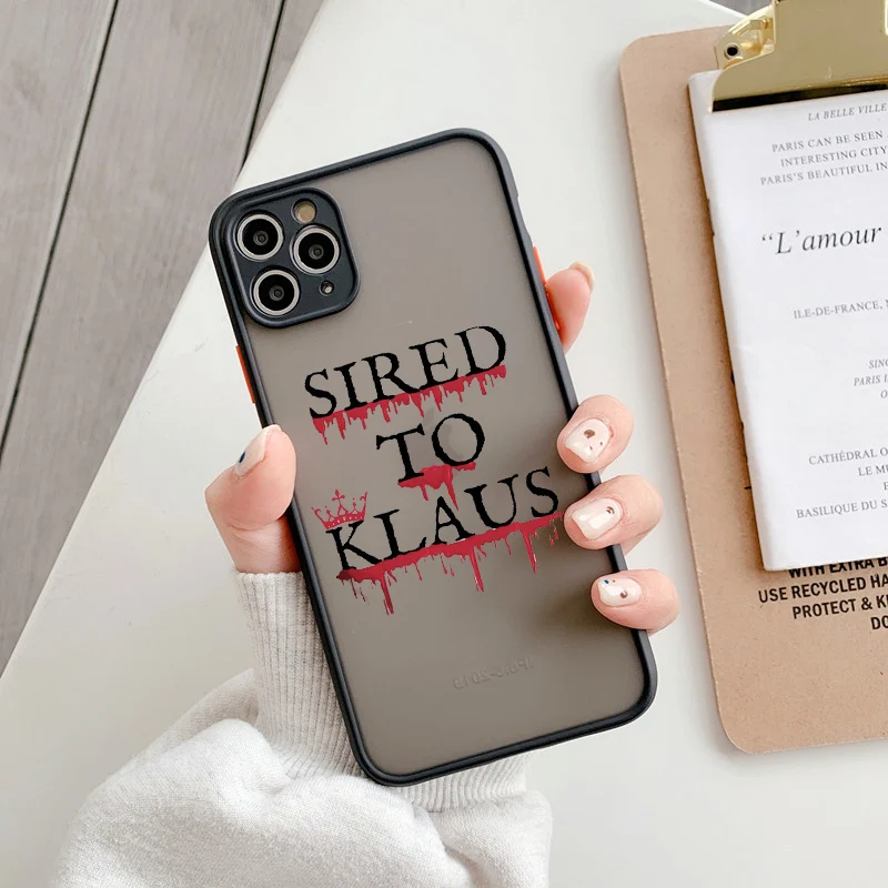 Vampire Diaries Damon Matte Shockproof Phone Case - Stylish & Durable Protector