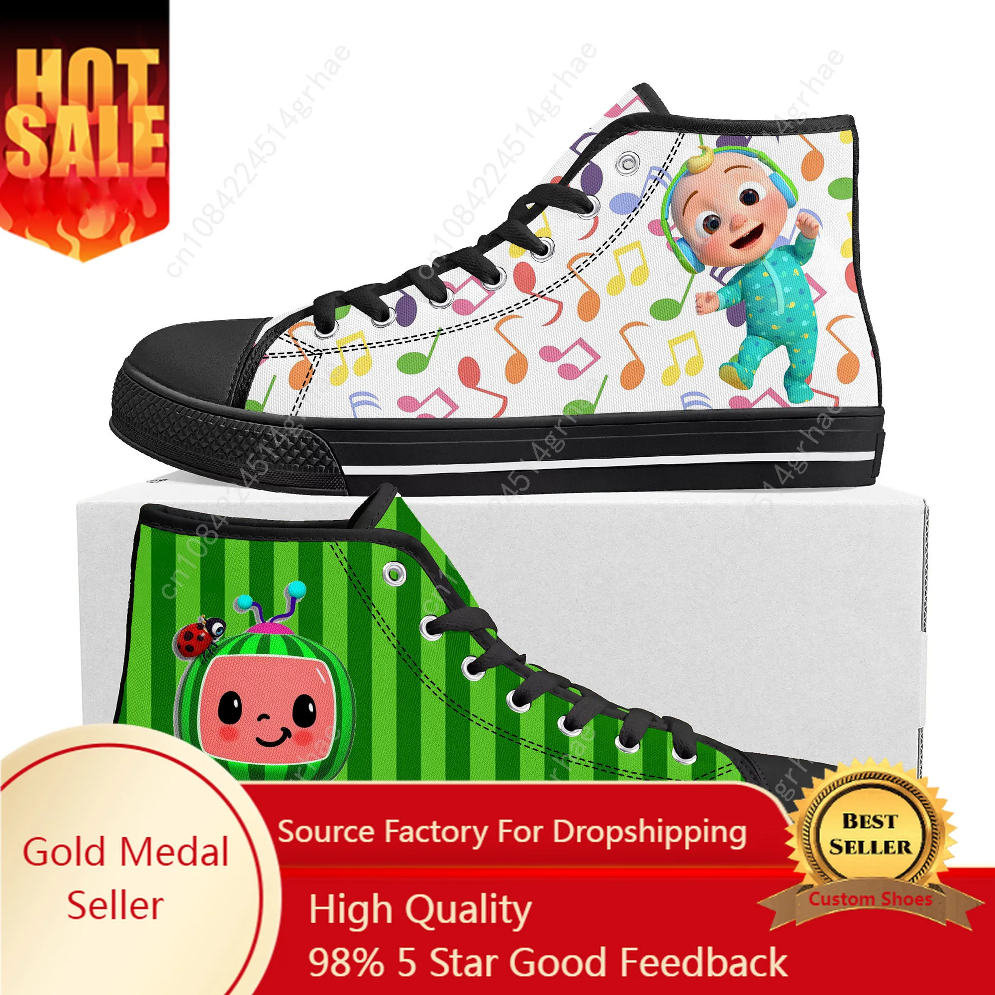

JJ M-Meloned Baby High Top High Quality Sneakers Mens Womens Teenager Canvas Customized Sneaker Casual Couple Shoes Custom Shoe