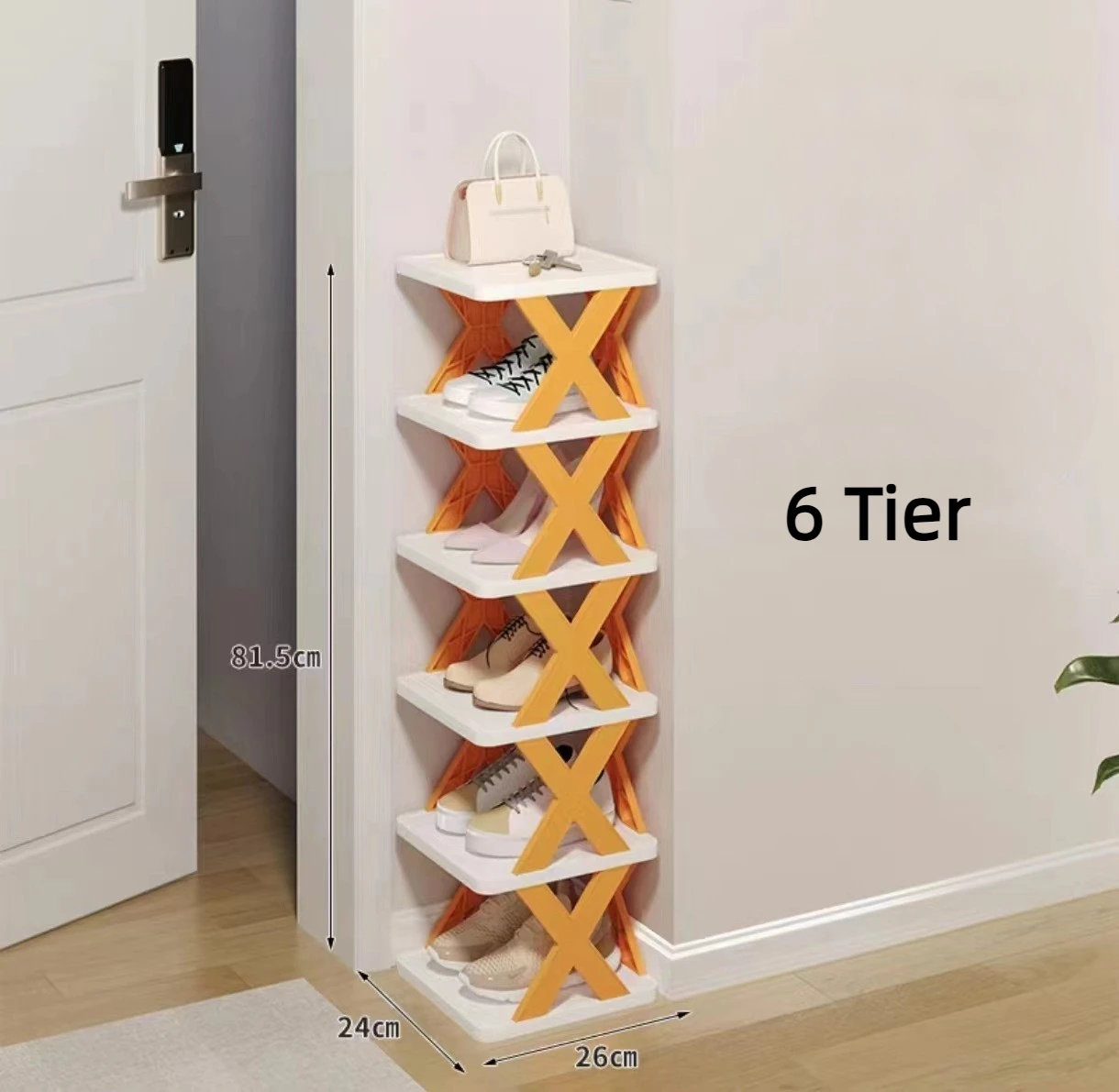 Multi-layer Household Storage Rack Removable Space Saving Shoe Rack_voghion.com