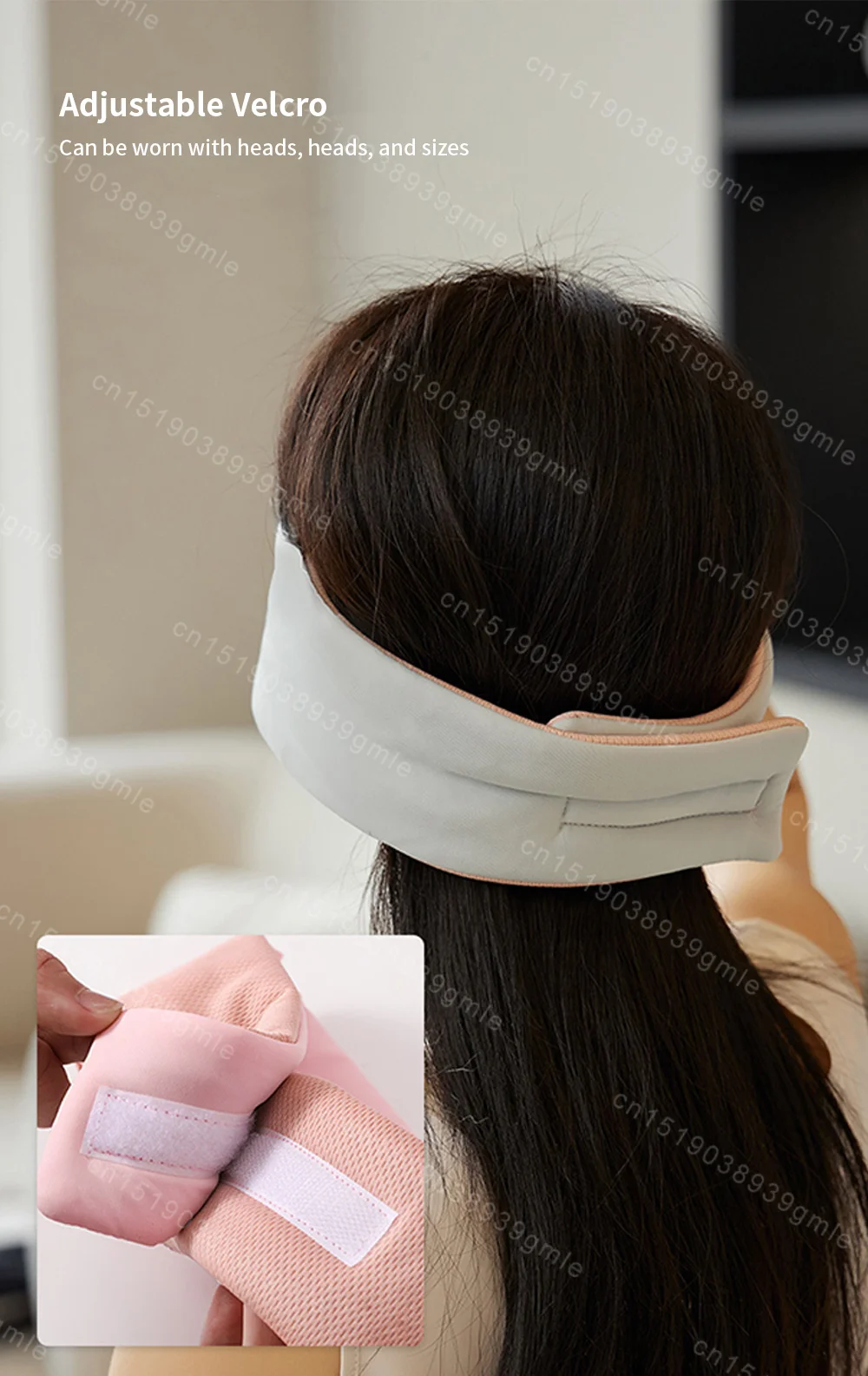 Description Picture 2 of itemFull Surround Sleep Eye Mask Blindfold Eye Cover Patch Portable Travel Eye Patch Rest Cover Sleeping Mask Night Earflap