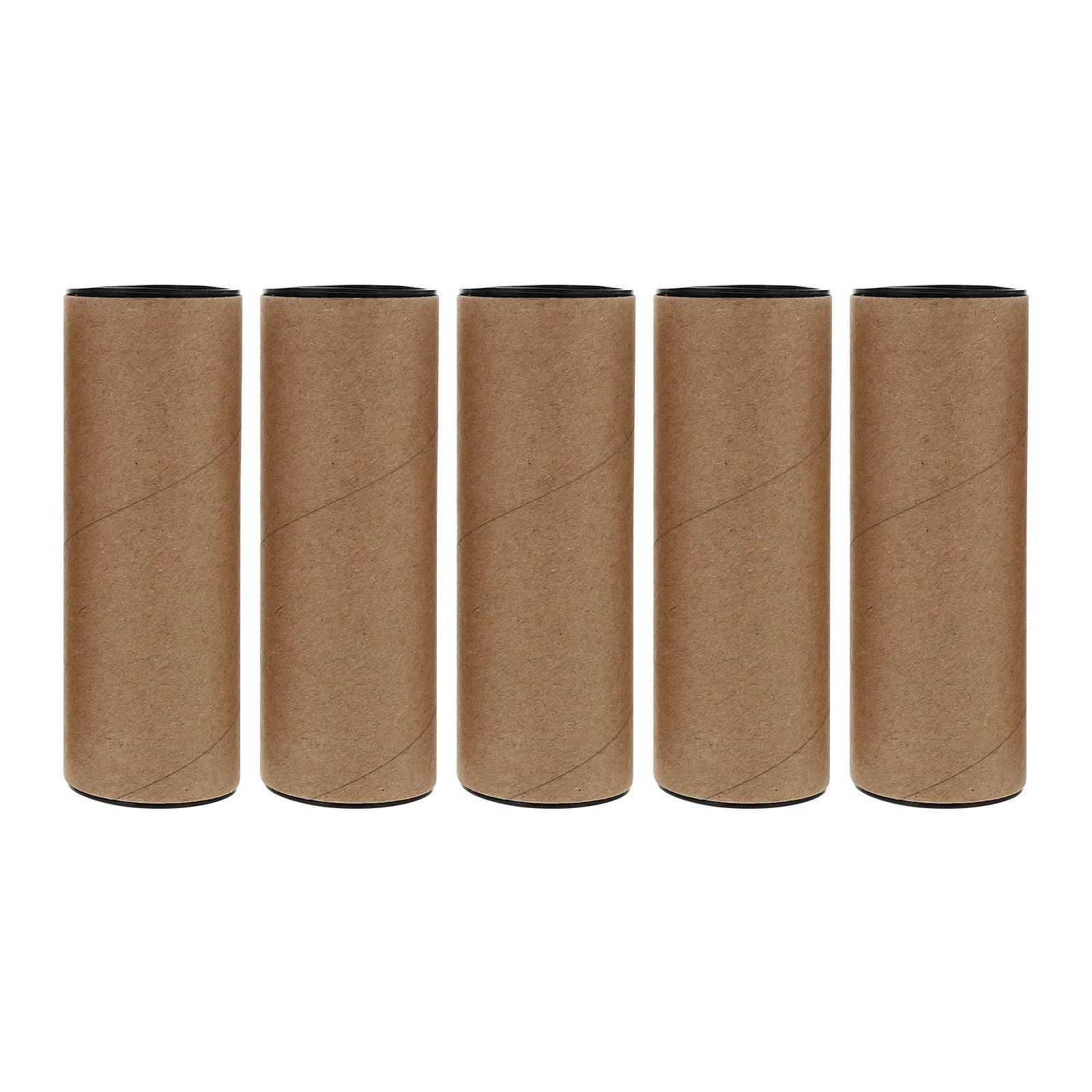 5pcs Poster Storage Tubes Multipurpose Round Paper Tubes Wrapping Tubes