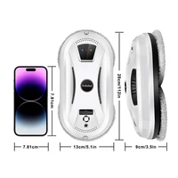 PuRuiKai  Window Cleaning Robot High Suction Electric Window Cleaner Robot Anti-falling Remote Control Robot Vacuum Cleaner 2