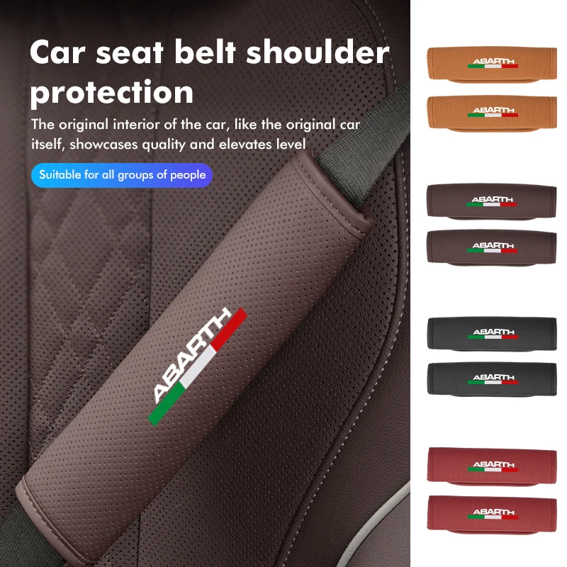 Coprisedile Per Auto Lungo Coprispalle Accessori In Pelle Per Abarth 595 Abarth 500 Abarth 124 Spider