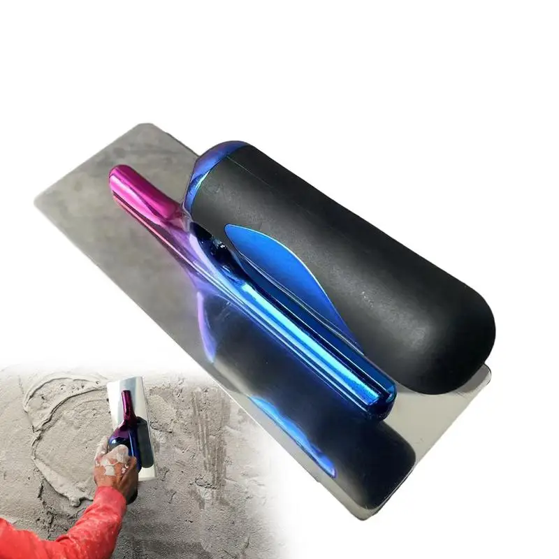 

Drywall And Masonry Trowel Plaster Finishing Trowel Hand Tool With Ergonomic Handle Stainless Steel Wall-Board Plasterboard