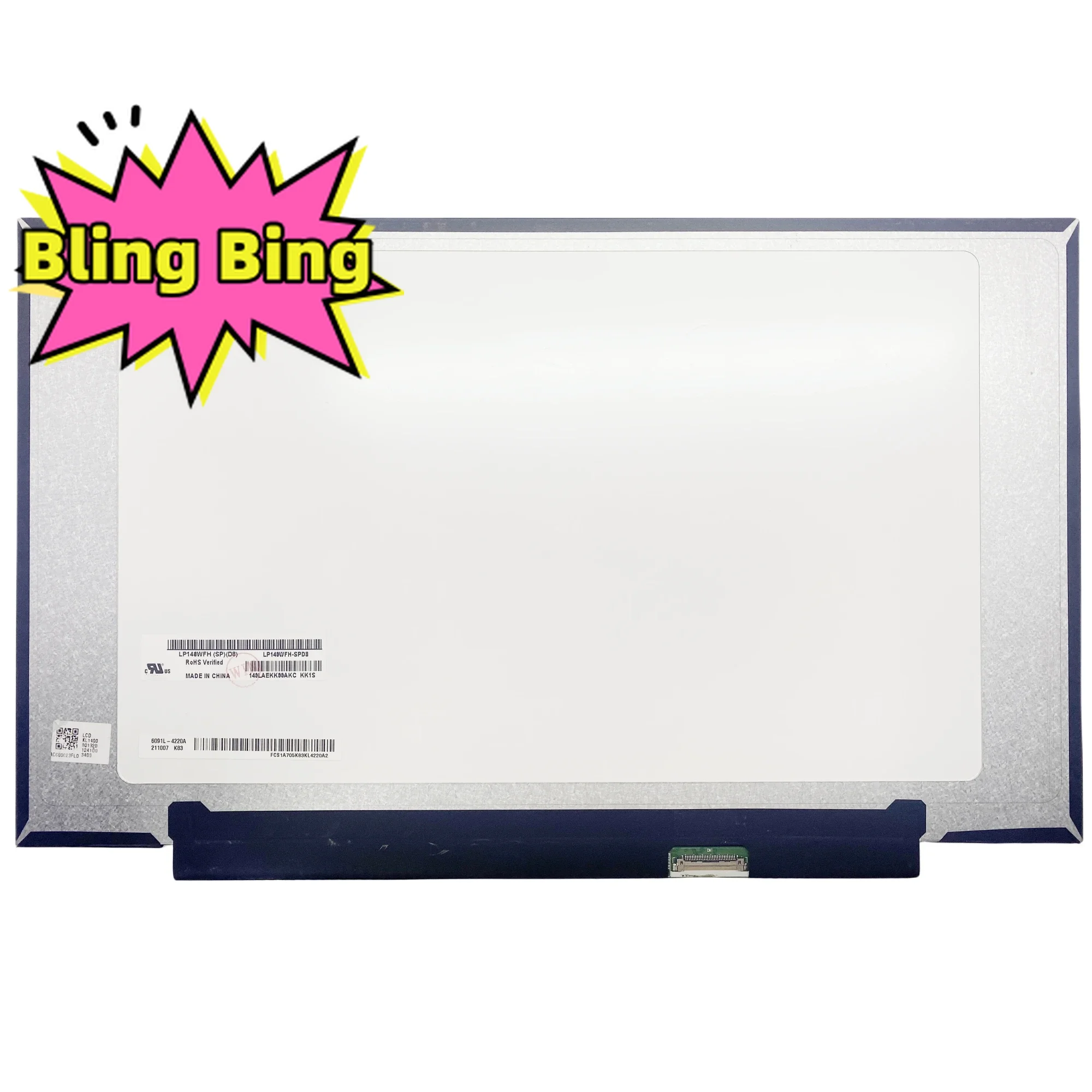 LP140WFH SPD8 14-дюймовый ноутбук 1920x108 0 IPS 30сменные булавки панель дисплея матрица ЖК-экран