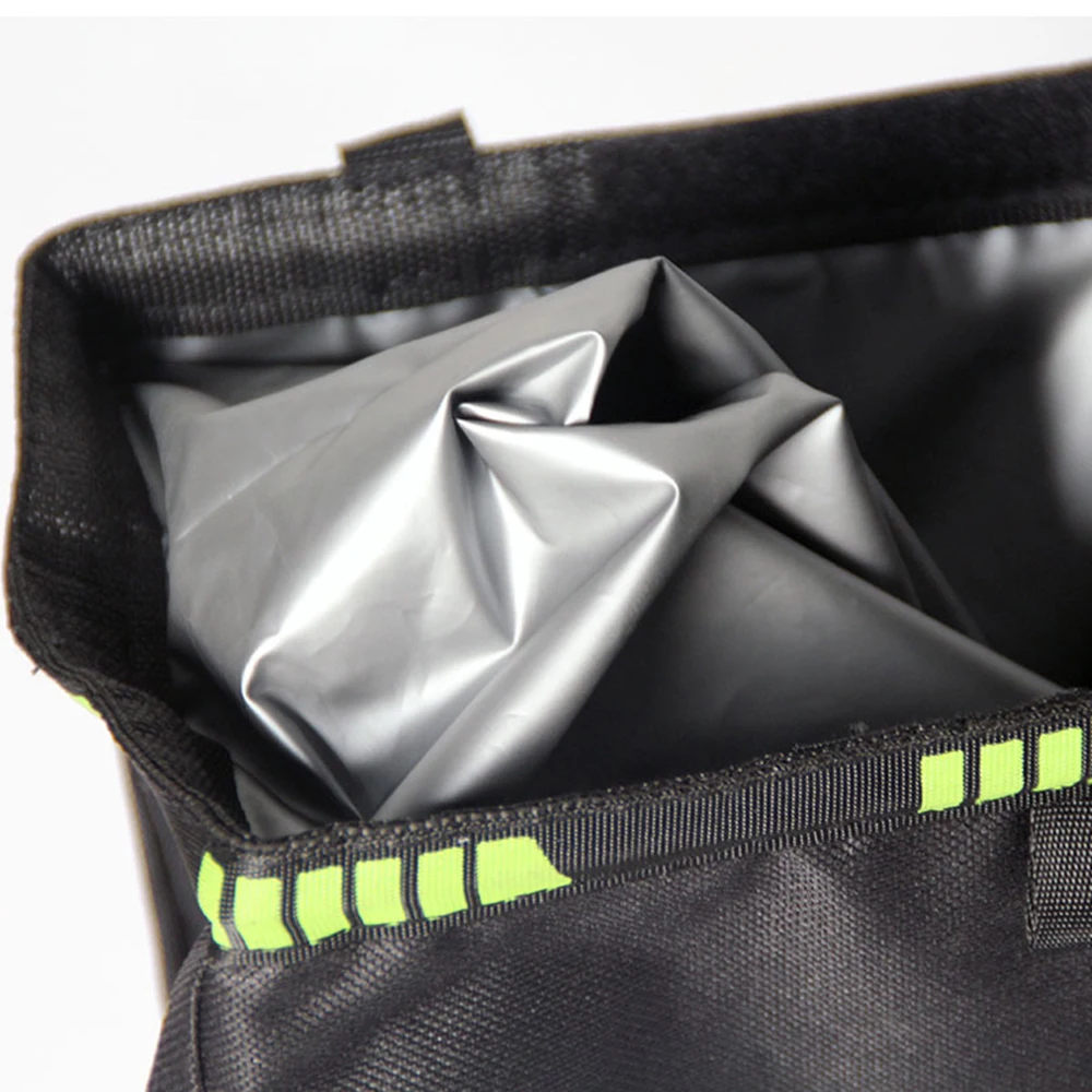 Car Trash Can 13L Large Capacity Leak Proof Waterproof Garbage Bag Collapsible Hanging Trash Bin For Car SUV and Truck Seat Back