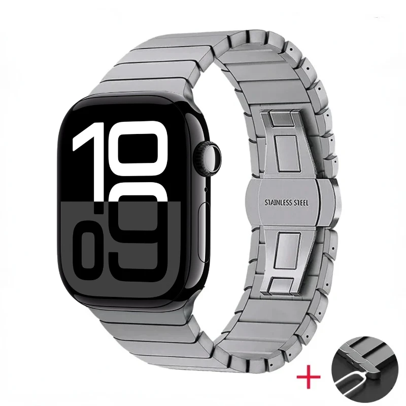 Elegant Metal Watch Band Bracelet Strap