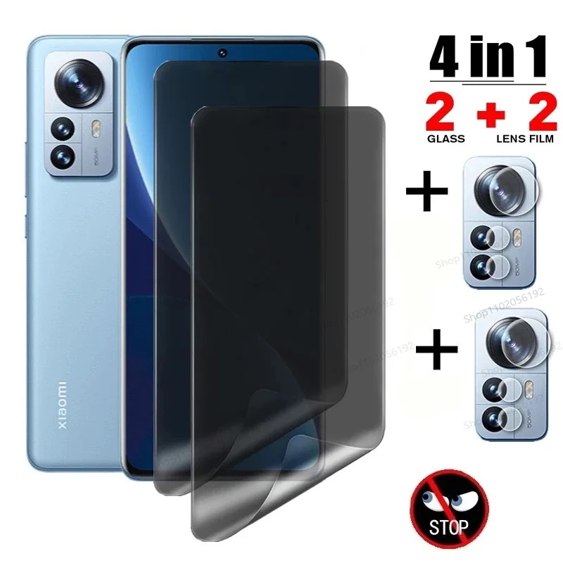 Anti Spy Hydrogel Film For Xiaomi Mi 11 12 Pro 12 12X Mix 4 Privacy
