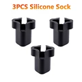 3PCS black Silicone