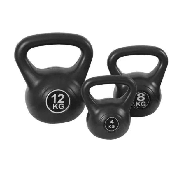 Accessori Da Palestra Economici Kettlebell In Cemento Di Plastica Regolabile Kettlebell Da Competizione 12Kg