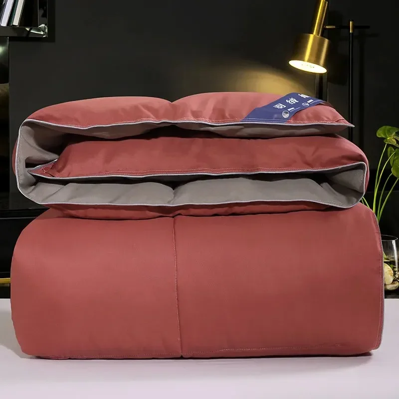 

Household Bedding Thick Quilt 100% Goose/Duck Down Quilt High-Quality Five-Star Hotel Fried Dough Twists Down Cotton Quilt