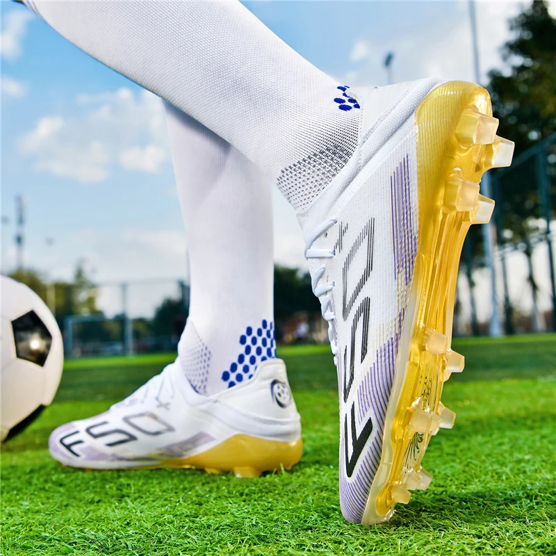 High-Quality Men's Studded Soccer Cleats - Non-Slip Outdoor Football Training Shoes