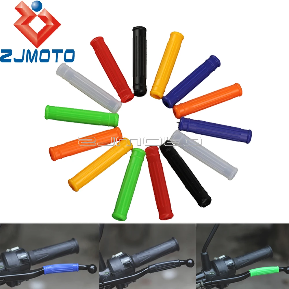 Universal Motorcycle Pro Grip Sleeves For Honda Yamaha Suzuki Kawasaki Dirt Bike Anti-Slip Brake Clutch Lever Sleeve Covers