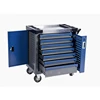 7 Drawer Tool Cart with Keys,Tool Cabinet Removable with Silent universal wheels,Heavy Duty Toolbox,For Car Repair Workshop/Home 5