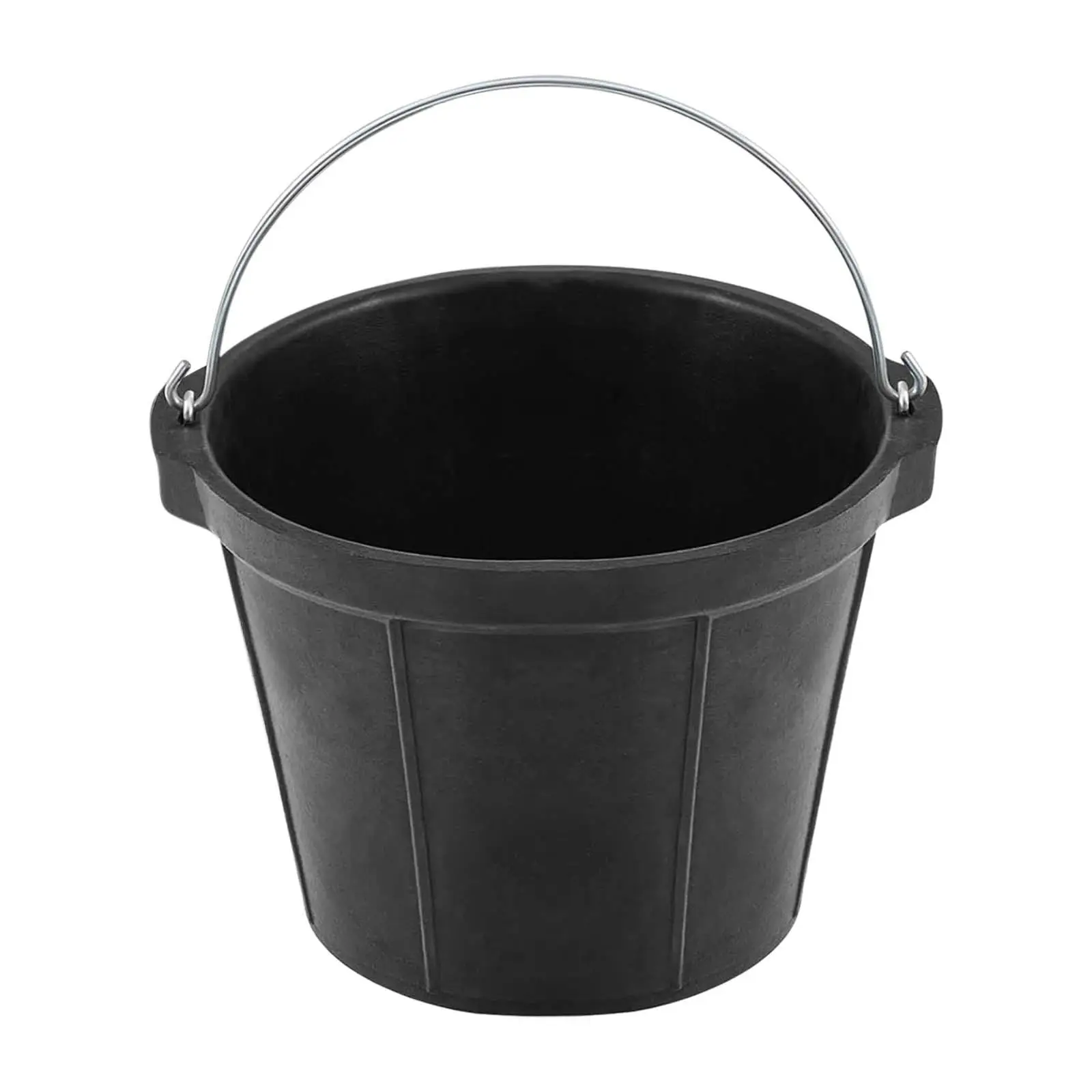 Rubber Feeder Bucket 8L Versatile Utility Horse feed Pan Horse Feeder Horse feed Bucket for Animal Feeding Goats Pig Chicken