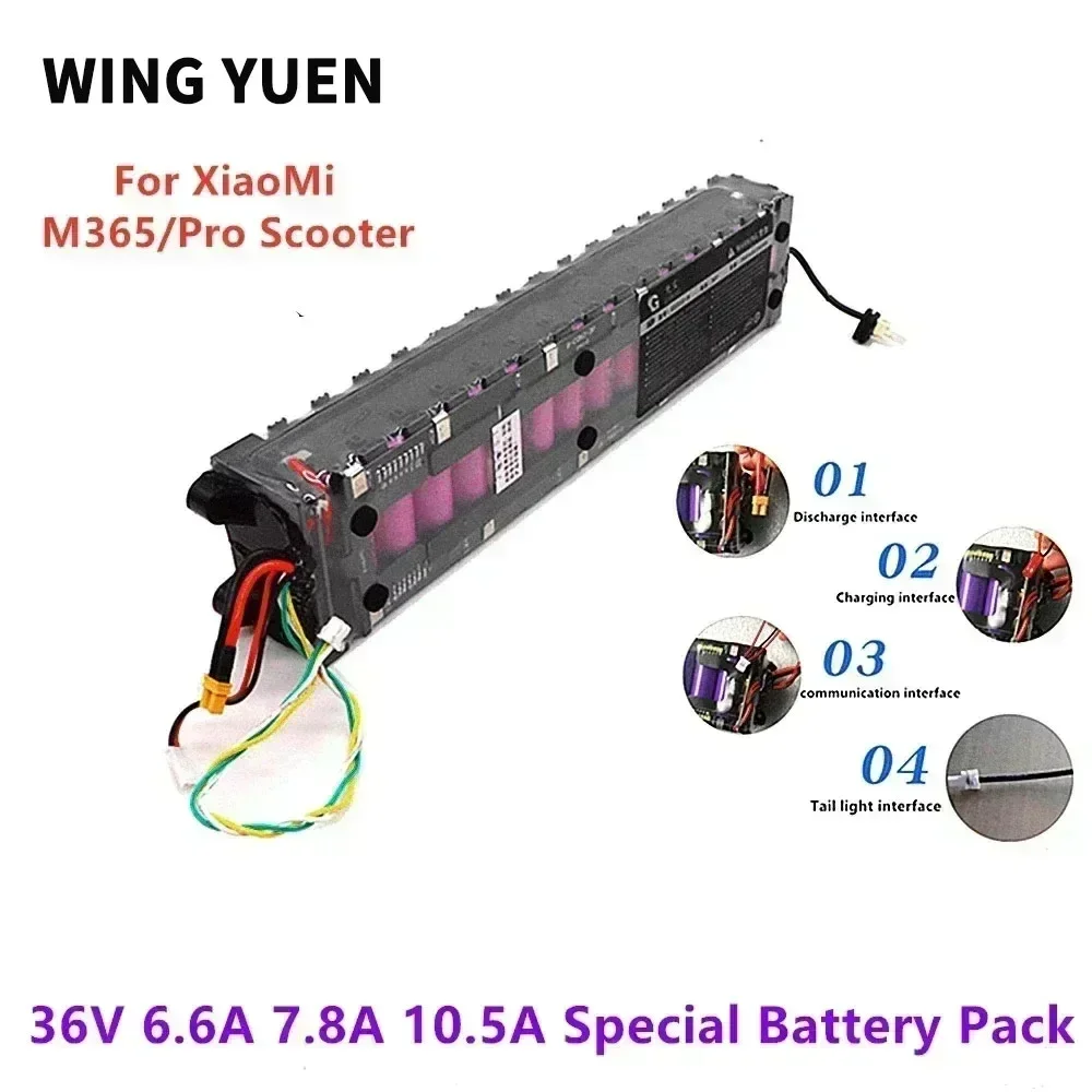 

New Original 36V 7.8/10.5/14.4ah Battery For Special Battery Pack of Xiaomi M365 Pro Scooter 36V Battery 6600/7800 / 10500 mAh