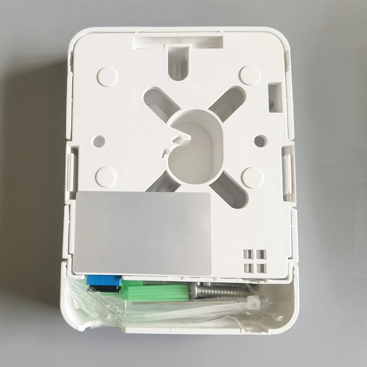 2116 FTTH Fiber Optic Splice Box 1 Port Fiber Optic Terminal Junction Box with SC Adapter 86-type Termination,fiber optic protection box