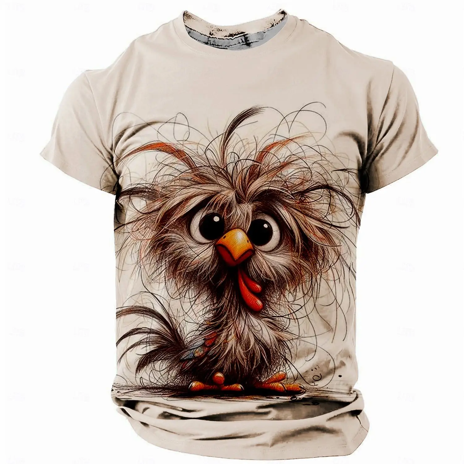 Spaß Tier Huhn 3D Druck Sport Schnell trocknend Atmungsaktive Männer T-shirt Outdoor Straße Casual Nette Eltern-kind-Kurzarm sommer – Detail 9