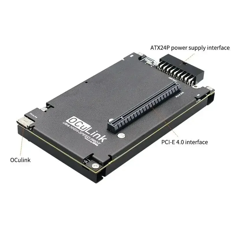 OCuP4V2 OCuLink GPU Dock w ReDriver Chip PCIE 4.0 X4 M2 NVME M.2