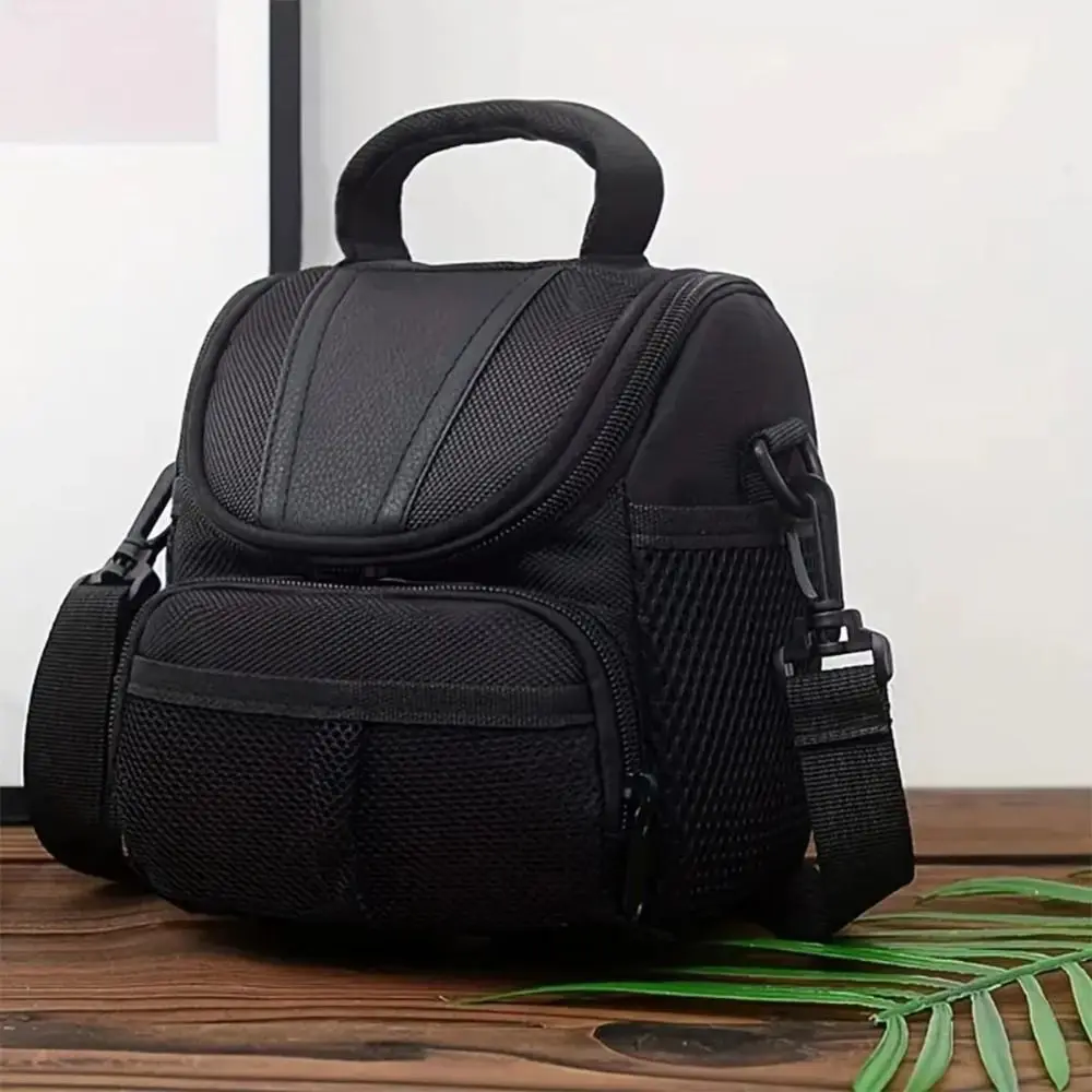 Borsa per fotocamera reflex a spalla singola Tracolla Borsa fotografica regolabile Borsa per fotocamera con cerniera antigraffio Accessori per fotocamera - immagine 5