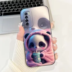 Elegant Floral Pattern Soft Silicone Shockproof Phone Case for Camon 17P (CG7) (TYhei2189)