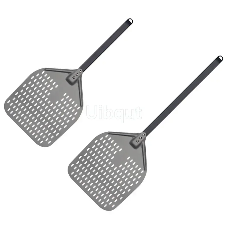 12 14 inch Big long Aluminum Pizza Peel With Long Handle Accessorie Pizza Paddle Spatula Nonstick Round Pan Baking turner pizza peel