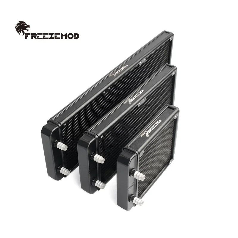 Water Cooling Radiator PC Aluminum Heatsink Multi-Channels 80mm 90mm 120mm 240mm 360mm 480mm For water cooling system
