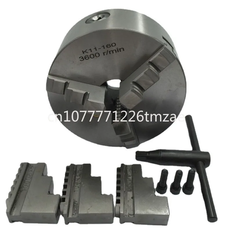 

Chuck for Metal Milling Machine K11 3 Jaw Lathe Chuck Self-Centering 80/100/125/130/160/200mm Hardened Steel