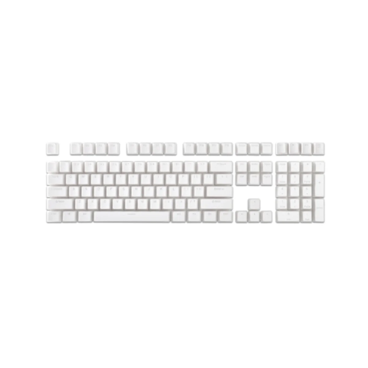 

Пудинговая клавиатура, механическая клавиатура, Двойная кожаная прозрачная клавиатура, колпачок для клавиш Pbt под заказ, крем-желе (белый)