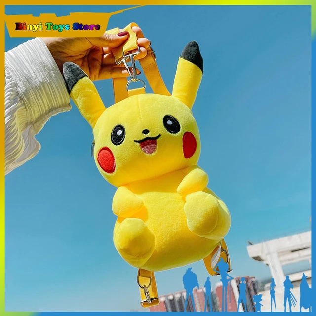 Adorable Pikachu Plush Backpack - Pokemon Store