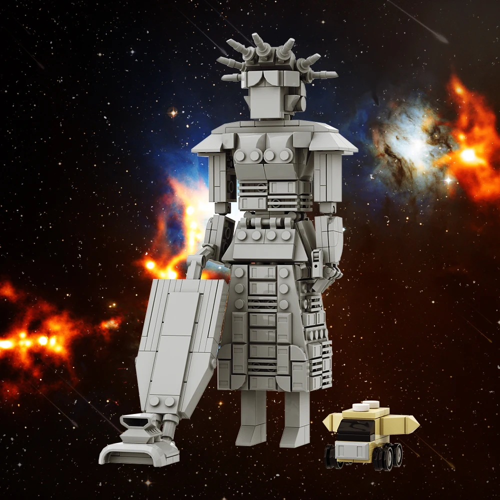 

Gobricks MOC Space Eagle Mecha Warriors Building Block set The Character Model of the Defending Soldier Brick Toys For Kids Gift