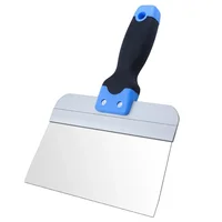 1PC 6/8/10/12/14inch Putty Knife Stainless Steel Scraper For Repair Fill Wall Reusable Cleaning Scraping Plaster Hand Tools 2