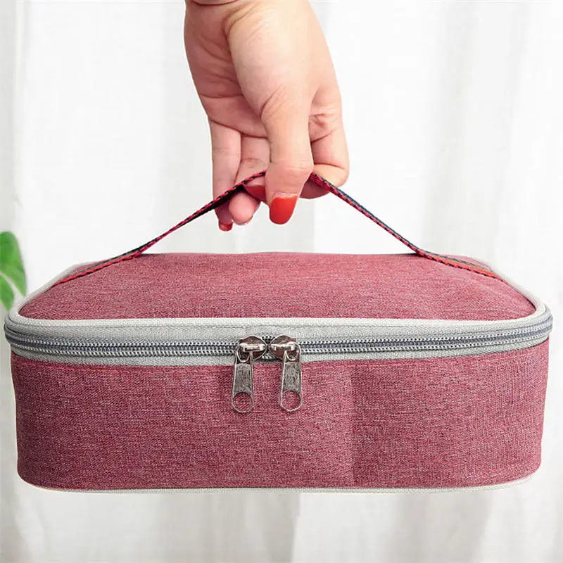 Lunch Bag Lunch Cooler Bag Insulated Foil Bag Insulated Lunch Bag Thermal Bag Fashion Beer Bags Children Large Capacity Picnic Drink Lunchbox Portable Office Food Bags
