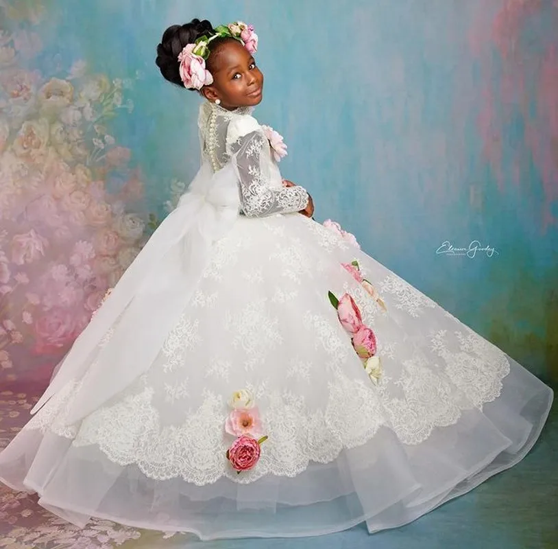 erstkommunion kleider lang