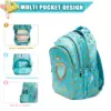 School Backpacks for Girls Backpack with Lunch Bag Pencil Case Elementary Primary Backpack for Teen Girls 5