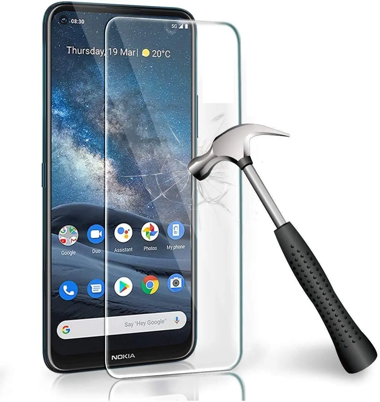 Vetro Hd Per Nokia X30 5G Proteggi Schermo In Vetro Temperato Per Nokia X30 Nokia X30 Pellicola Protettiva A Copertura Totale Da 6.43 Pollici